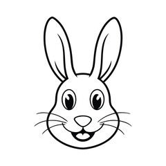 Obraz premium vector illustration of a rabbit