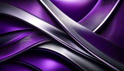 Obraz premium chrome purple abstract background
