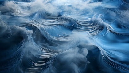 Dreamy Flowing Water with Ethereal Mist