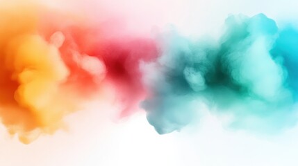 Naklejka premium Dynamic abstract art creation studio space digital artwork colorful environment close-up view creative expression