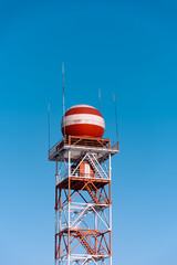 The Doppler meteorological radar is designed to provide meteorological information about clouds, precipitation and related weather phenomena.