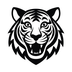 tiger head vector