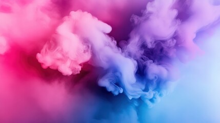 Fototapeta premium Vibrant colorful smoke patterns artistic studio digital art abstract environment close-up view dynamic visual concepts for impact