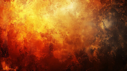 Fototapeta premium Abstract Golden Orange And Yellow Textured Background With Dynamic Light And Particle Effect