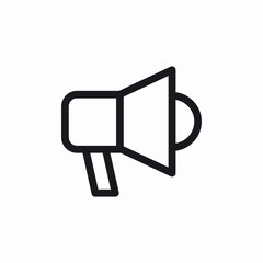 loudhailer campaign icon sign vector