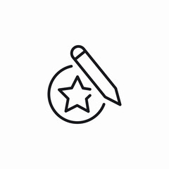 star favorite notes icon sign vector