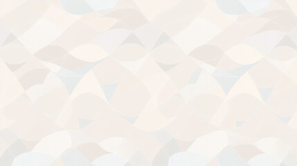 Abstract overlapping arcs in soft beige and cream tones create harmonious and polished pattern, evoking sense of calm and elegance