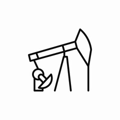 oil pump machine icon sign vector