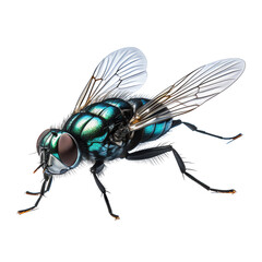 Isolated Fly Insect