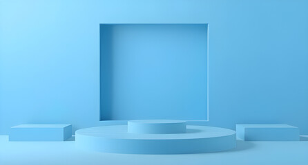 Minimal stage showcase trigonometric Concept promotions