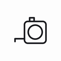 measuring tool icon sign vector