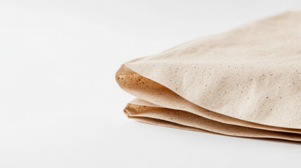 Eco-friendly compostable packaging pouch close-up for sustainable design and product display