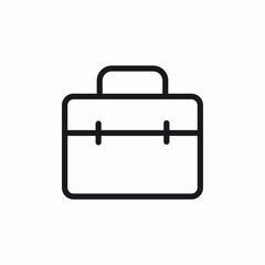 work briefcase icon sign vector