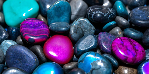 colorful stones background