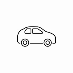 compact vehicle icon sign vector