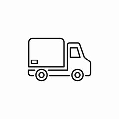 vehicle truck icon sign vector