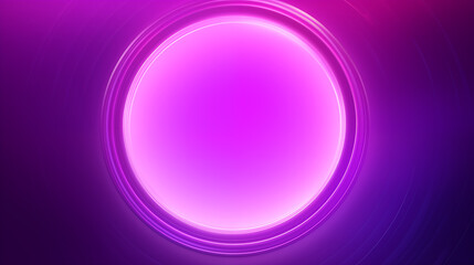 Obraz premium Purple Smooth Gradient Abstract Background with Glowing Sphere Frame. Copy Paste Area for Logo or Product.