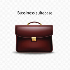 black leather briefcase