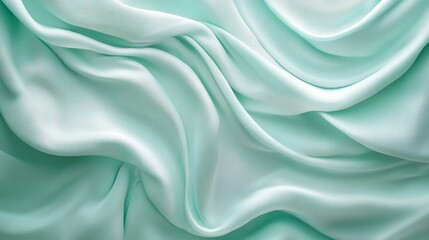 Obraz premium Seafoam green linen fabric texture