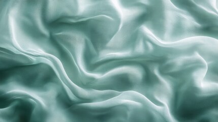 Obraz premium Seafoam green linen fabric texture