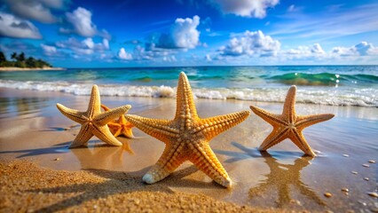 starfish on the beach