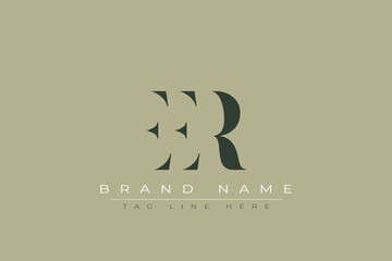 EER abstract letter logo design. This logo is designed by three abstract letters.