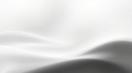 Fototapeta premium A minimalist monochrome landscape featuring smooth, rolling hills under a soft, gradient light.