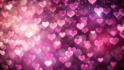 abstract background with hearts