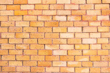 Brick wall with red brick,old vintage brick wall,Abstract of brick wall for background,Copy text space.