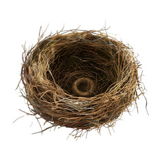 Obraz premium Empty birds nest twigs nature brown