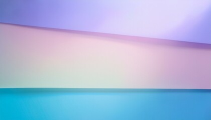 Obraz premium 파스텔 톤의 그라데이션이 은은하게 퍼지는 PPT 디자인