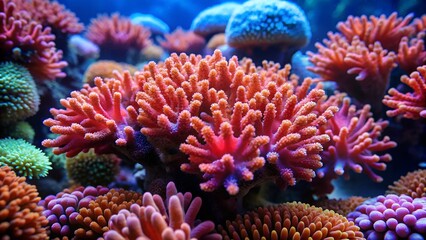 Fototapeta premium coral reef in the sea