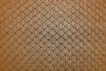 Brown knitted background