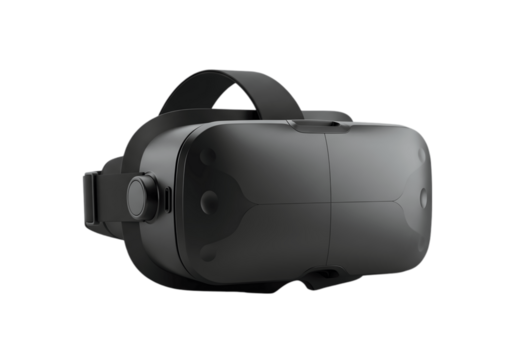 Virtual reality headset png, VR isolated on transparent background - Powered by Adobe