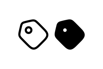 Dice Icon in Outline and Solid Styles Vector