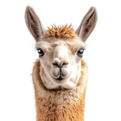 Llama isolated on transparent background, PNG