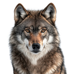 Obraz premium Wolf isolated on transparent background, PNG