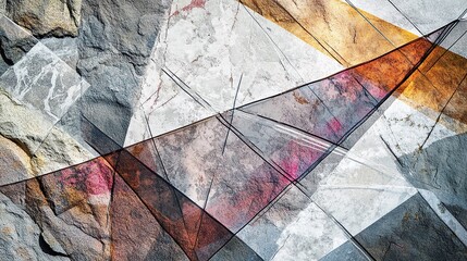 Translucent acetate sheets printed with geometric lines