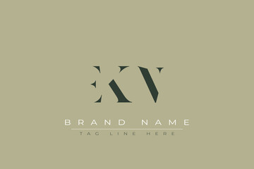 EKN abstract letter logo design. This logo is designed by three abstract letters.
