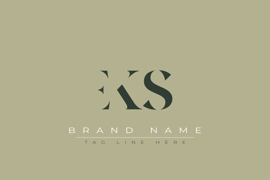 EKS abstract letter logo design. This logo is designed by three abstract letters.