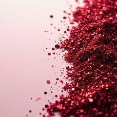 Fototapeta premium Luxurious burgundy glitter, shimmering texture, glossy, wallpaper, ombre