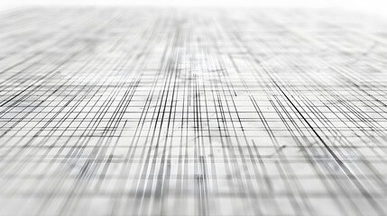 Geometric Precision Through Ruled Lines: Embracing Minimalism in Structural Form and Spatial Symmetry on a Blank Canvas