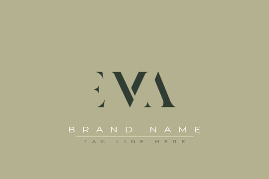 EMA abstract letter logo design. This logo is designed by three abstract letters.
