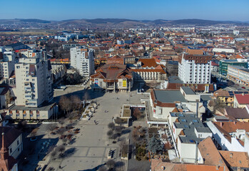 Aerial view of Targu Mures city - Romania