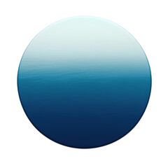 Tumblr Icon with Gradient Blue Circle Isolated on Transparent Background