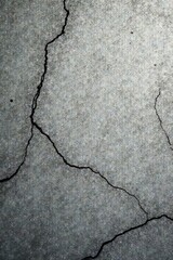 Obraz premium Cracked and pitted concrete, aged gray Abstract backdrop , decay, surface, pitted