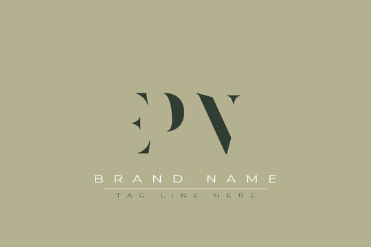 EPN abstract letter logo design. This logo is designed by three abstract letters.