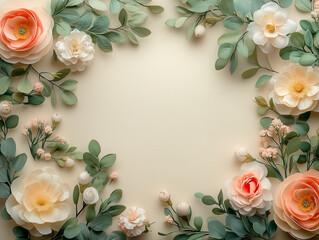 Soft Floral Frame