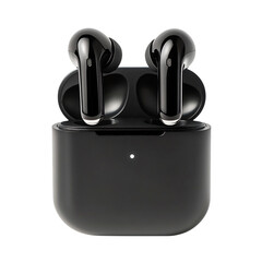 Apple AirPods High End Wireless Earbuds with Ergonomic Design Isolated on Transparent Background