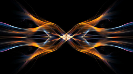 Obraz premium Dynamic abstract light beams background for modern design projects